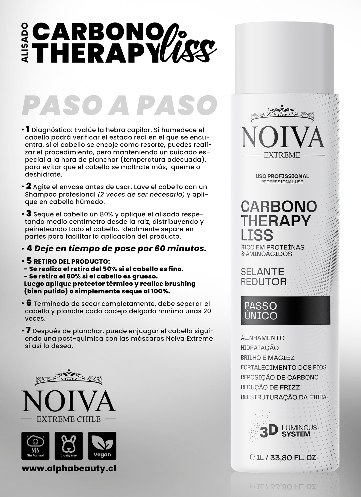 Alisado Carbono Therapy Liss 1L