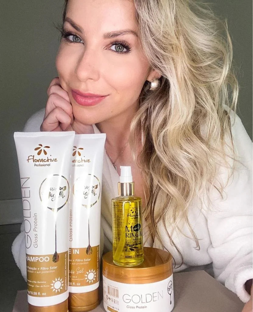 Shampoo Golden Gloss Protein 300ml