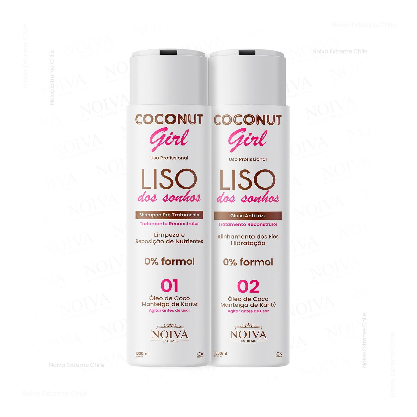 Kit Alisado Coconut Girl 1L (2 Pasos)