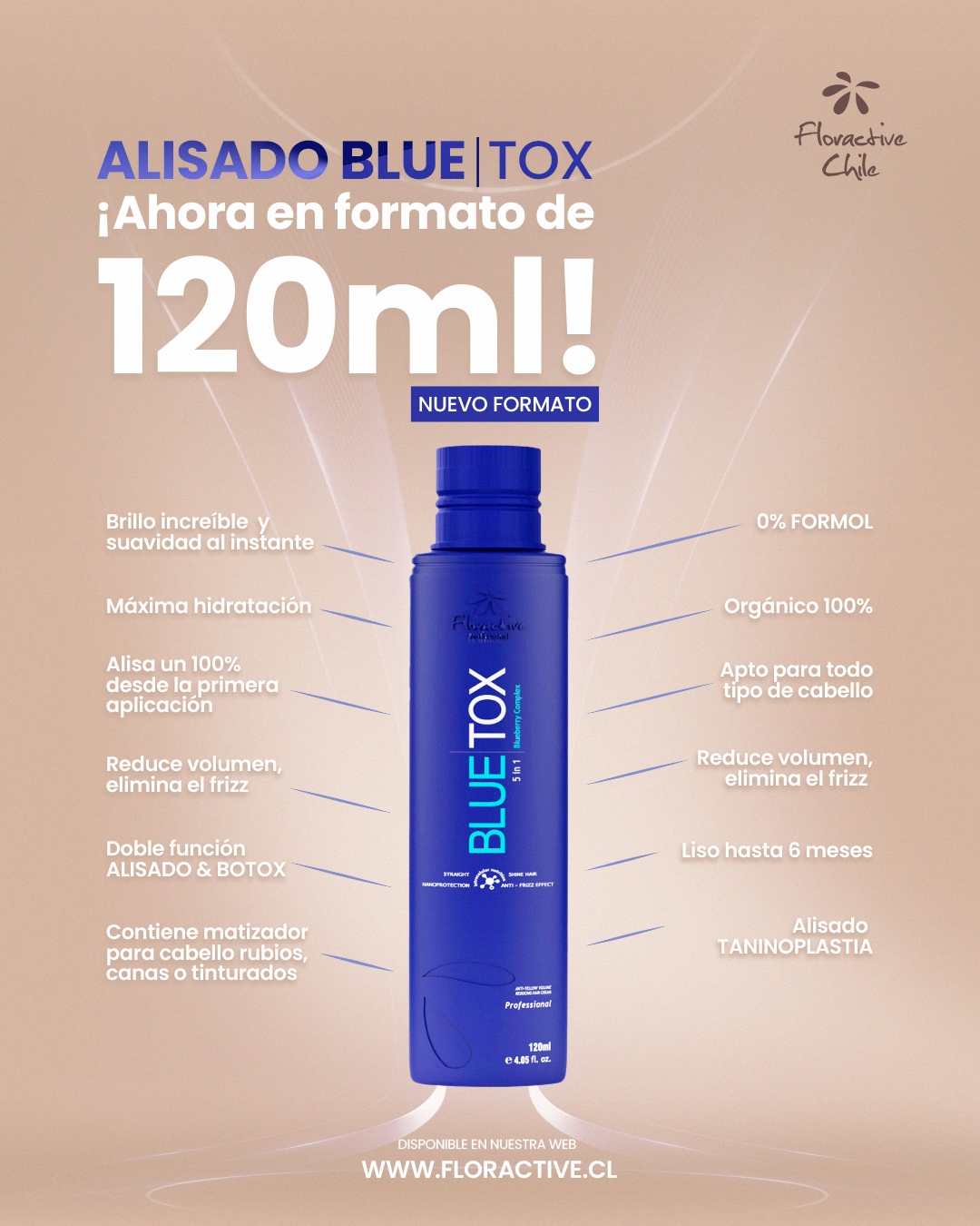 Alisado - Botox Bluetox 120ml