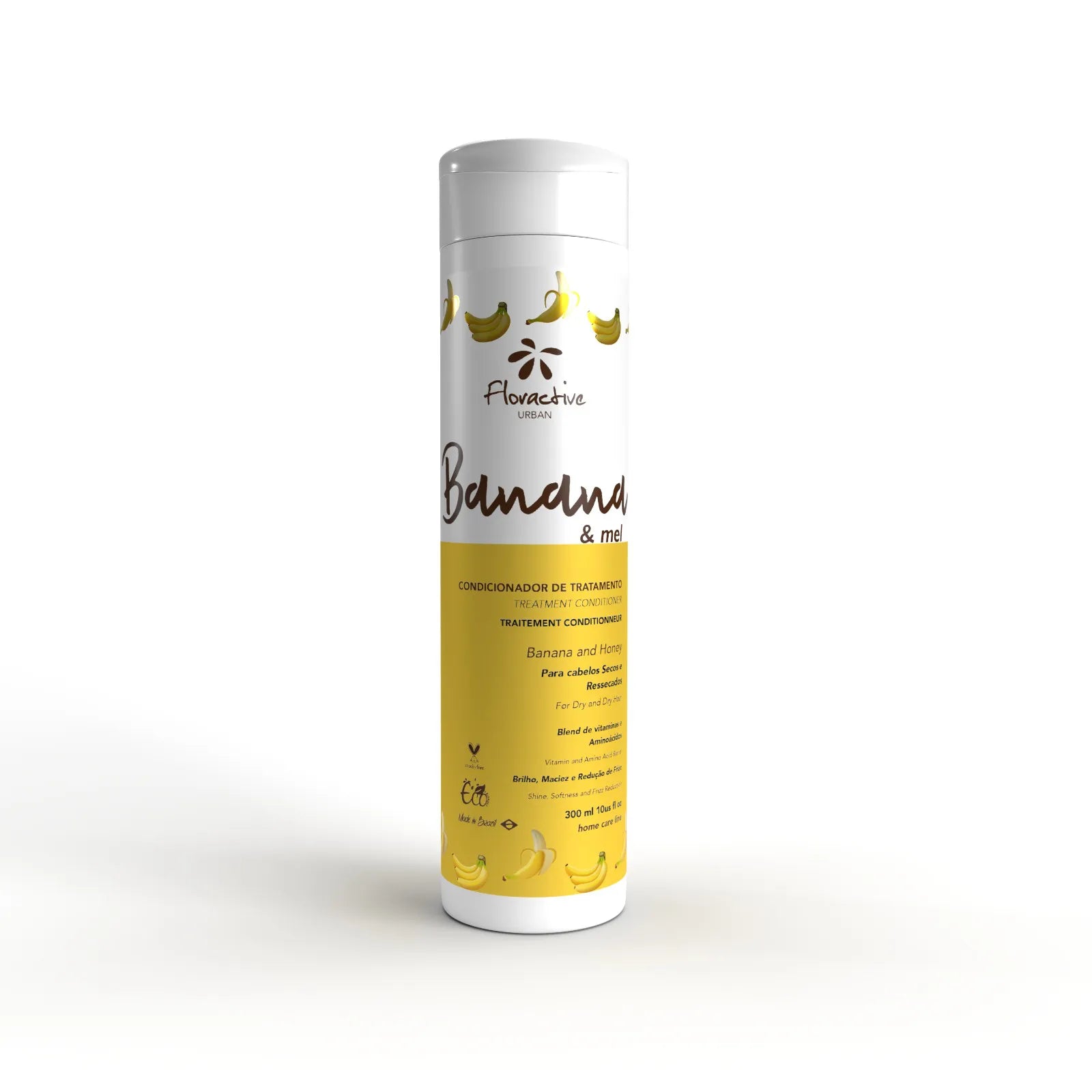 Acondicionador Banana y Miel para cabellos secos y porosos 300ml