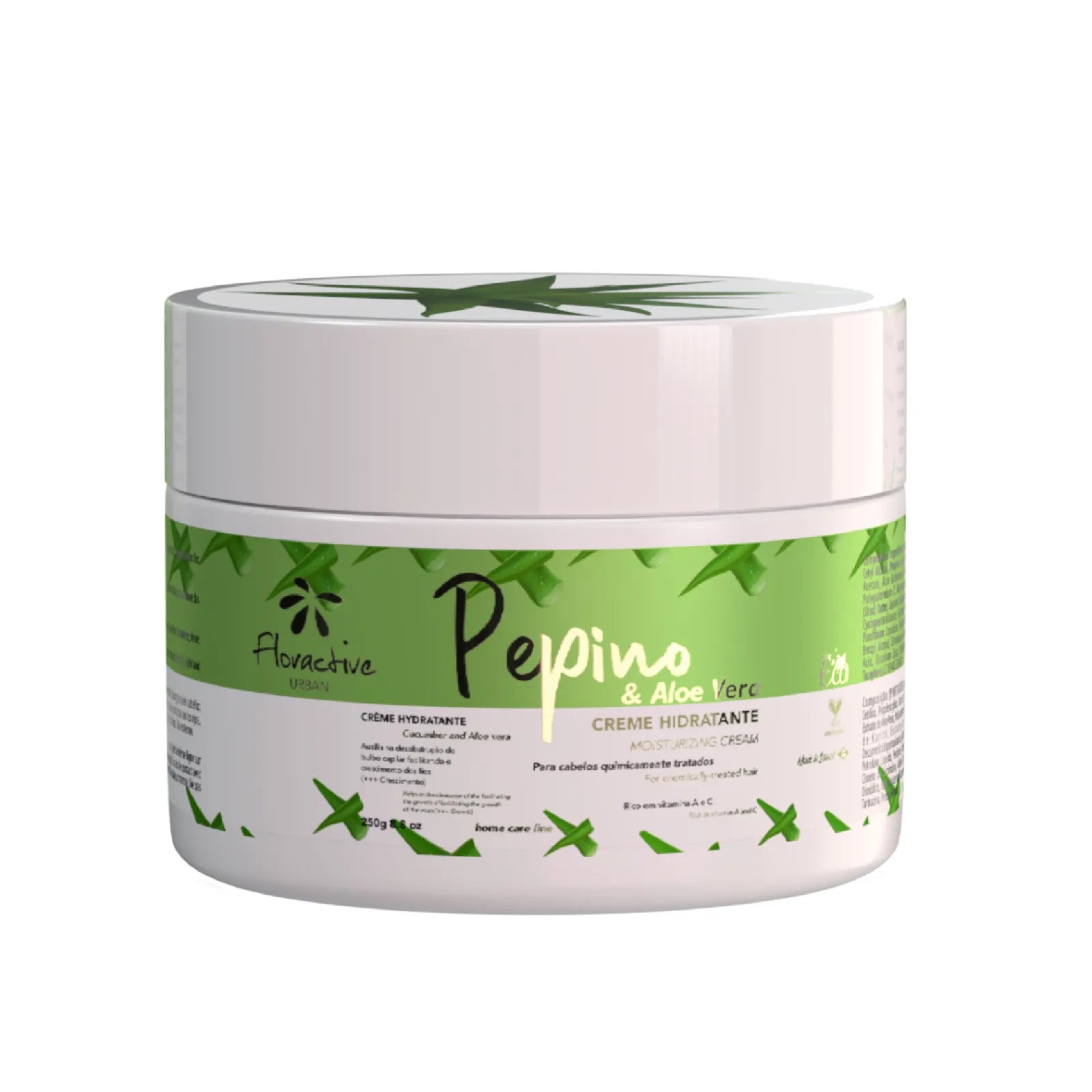 Máscara Pepino & Aloe Vera para cabellos químicamente tratados 250gr